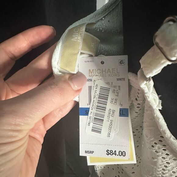 NWT Michael Kors cold shoulder shirt - Picture 3 of 3